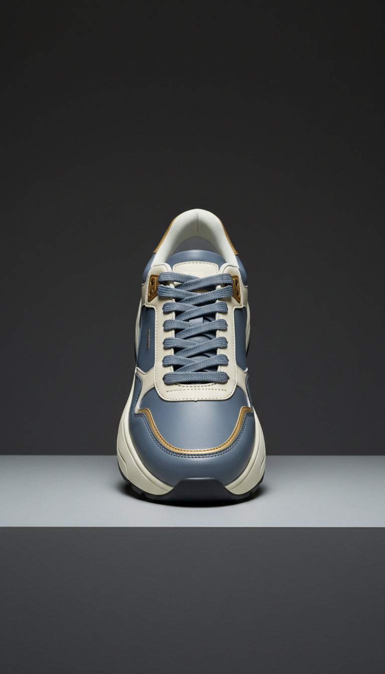 Slate Blue Reflect mesh sneaker